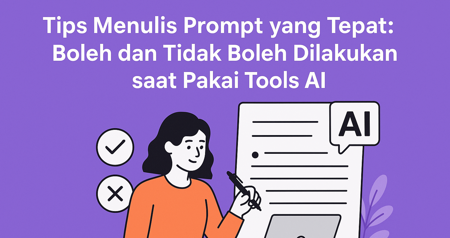 Tips Menulis Prompt yang Tepat Boleh dan Tidak Boleh Dilakukan saat Pakai Tools AI